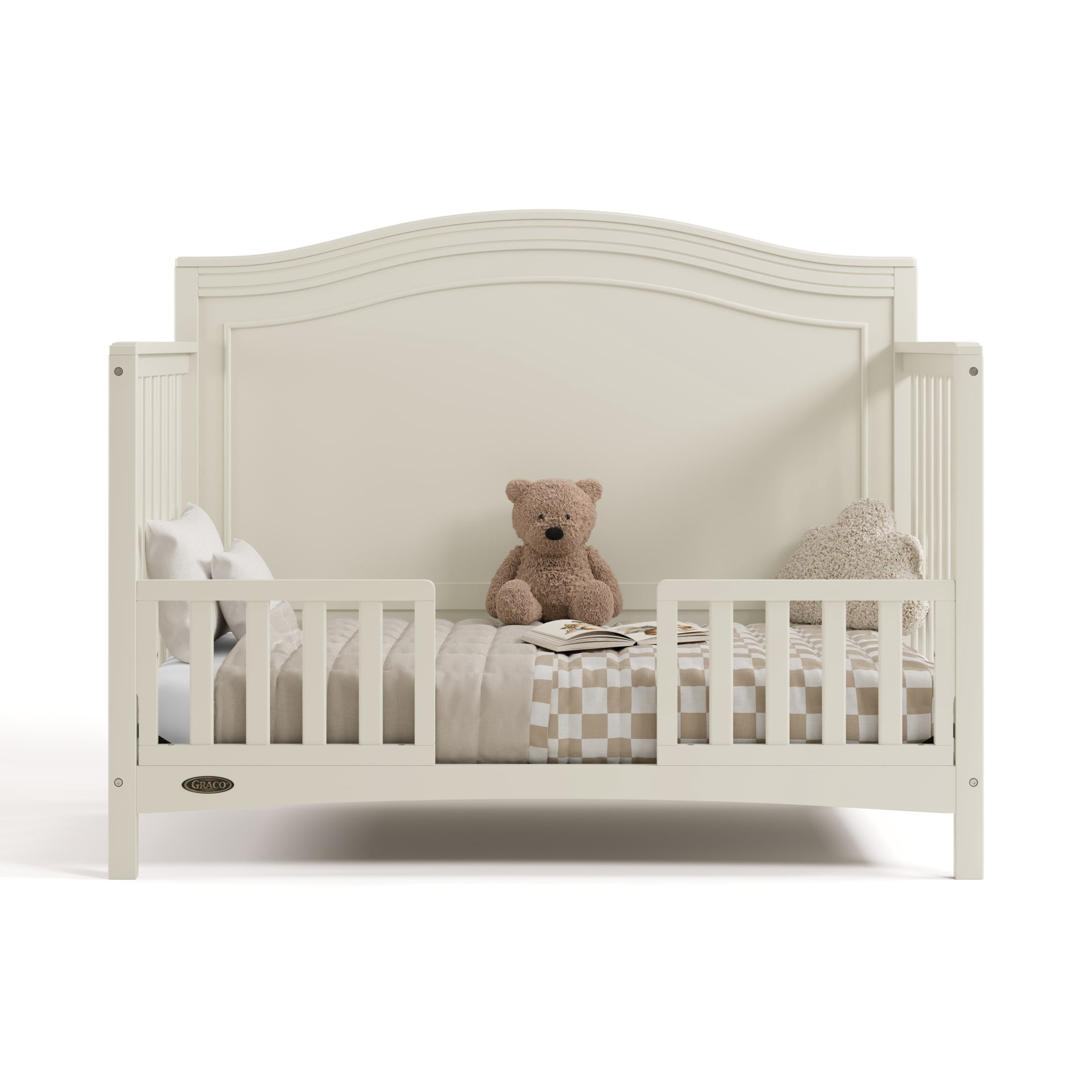 Graco Paris 4-in-1 Convertible Baby Crib, Frosted Oat