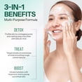 thumbnail image 4 of Fortify Skincare Facial Cleanser with Hyaluronic & Salicylic Acid – 3-in-1: Detox, Treat, Boost – Foaming Face Wash For Oily & Acne-Prone Skin – Dermatologist Tested, – Clean Beauty – 5.07 Fl Oz, 4 of 9