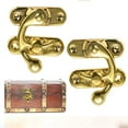thumbnail image 4 of 25 Pcs Antique Latch Hook Buckle Right Angle Lock Vintage Cupboard Latch Buckle, 4 of 9
