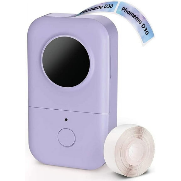 D30 Label Makers Machine - Portable Bluetooth Mini Sticker Thermal Label Printer Handheld Rechargeable, Easy to Use for Office Home Organization, Rich Icon Font Multiple Templates
