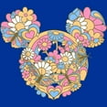 thumbnail image 2 of Boy's Mickey & Friends Flowers and Butterflies Ears  Pull Over Hoodie Royal Blue Small, 2 of 3
