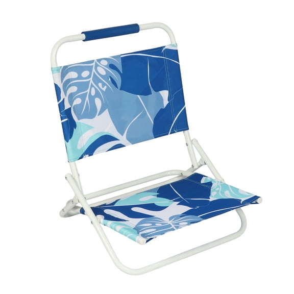 Mainstays Beach Sand Chair, Palm Print