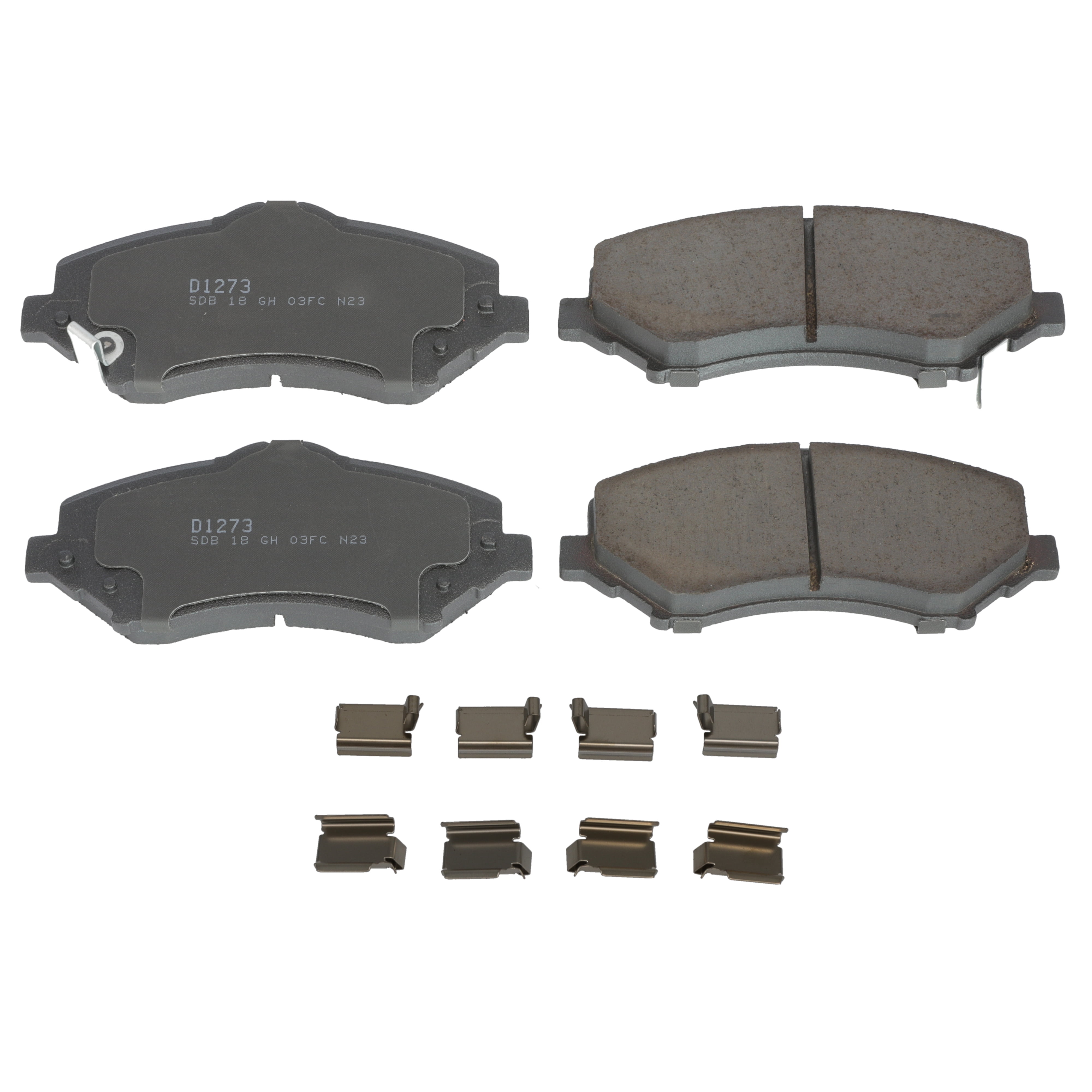 Winstop Brake Pad Set, Front WS.1273.0.C, Jeep Wrangler 2017-2007