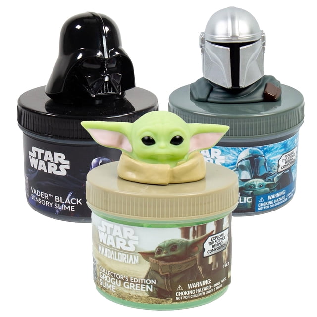 Slime Kit STAR WARS™ Galaxy con Darth Vader, paquete de 3 unidades, Mandalorian