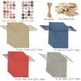 thumbnail image 4 of 24 Days Advent Calendar Christmas Hanging Gift Bag Burlap Present Wrapping Bag, 4 of 8