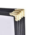 thumbnail image 2 of WeChef 40 Pack Couvertures de Menu de Restaurant 8.5 x 14 Pouces Style Livre 5 Pages 10 Vues, 2 of 10