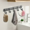 thumbnail image 5 of Pxyqht Wall Mounted Clothes Hook, No Drilling Hook, Aluminum Alloy Bathroom Hook, Adhesive Hat Hook, Ideal for Home Organization, 5 of 6