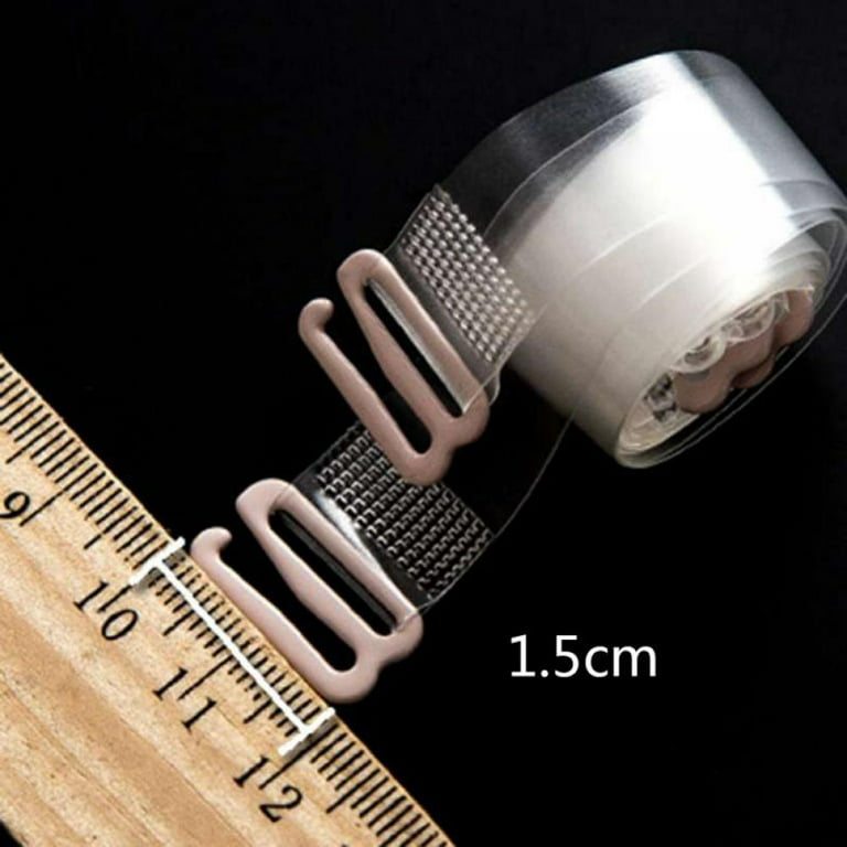 Invisible Clear Bra Strap Non-Slip Adjustable Bra Strap Soft 1 Pair  Transparent Shoulder Strap 