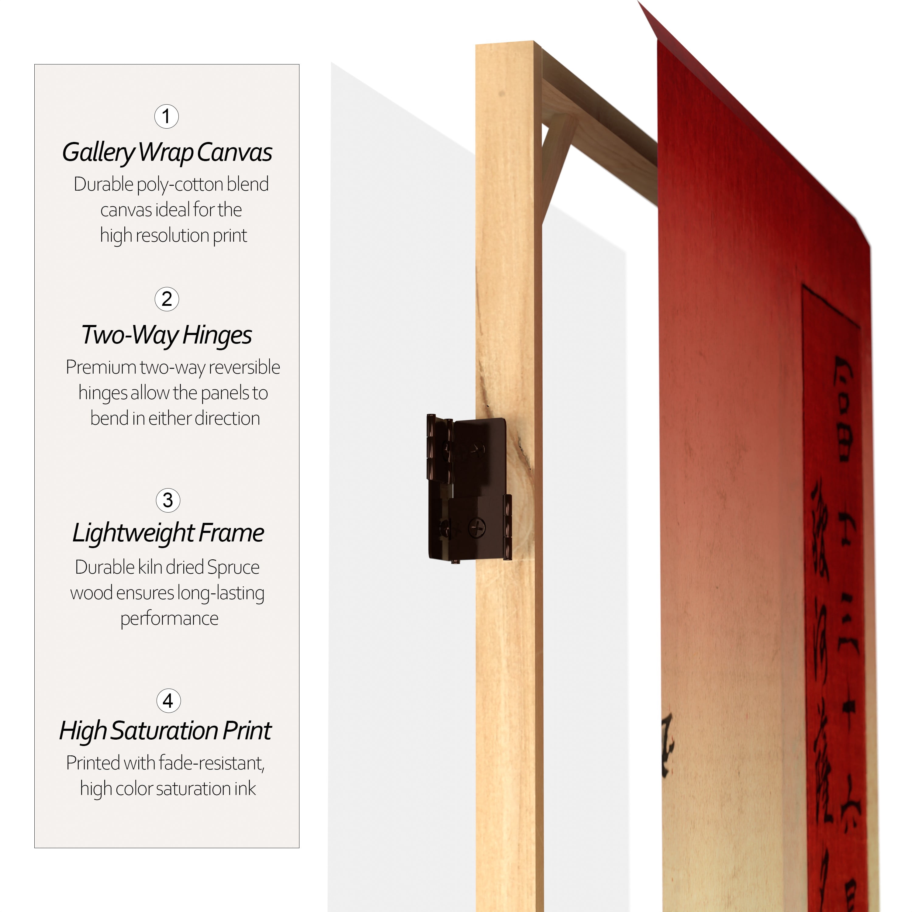 Handmade 6' Sea at Satta and Teahouse Hiroshige Room Divider