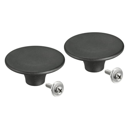 

Uxcell Pot Lid Knob Stainless Steel Replacement 54x23mm Black for Pan Pot Cover 2pack