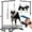 Black, variant on Dog Grooming Table Arm with Hammock - Adjustable Height, Pet Grooming Hammock, No Sit Haunch Holders, Loop Noose Heavy-Duty Clamp (Black)