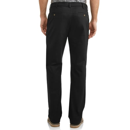 George - George Men's Premium Pleated Regular Fit Khaki Pant - Walmart.com