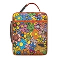 thumbnail image 5 of Peony Insulated Lunch Box Teen Reusable Lunch Bag Waterproof Portable Lunch Bag Office Beach, 5 of 6