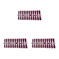 thumbnail image 2 of Vogacara 24 piezas de uñas postizas en polvo brillante en forma de T estilo ataúd extra largo puntas de uñas artificiales para el salón del Type1 NO1, 2 of 6