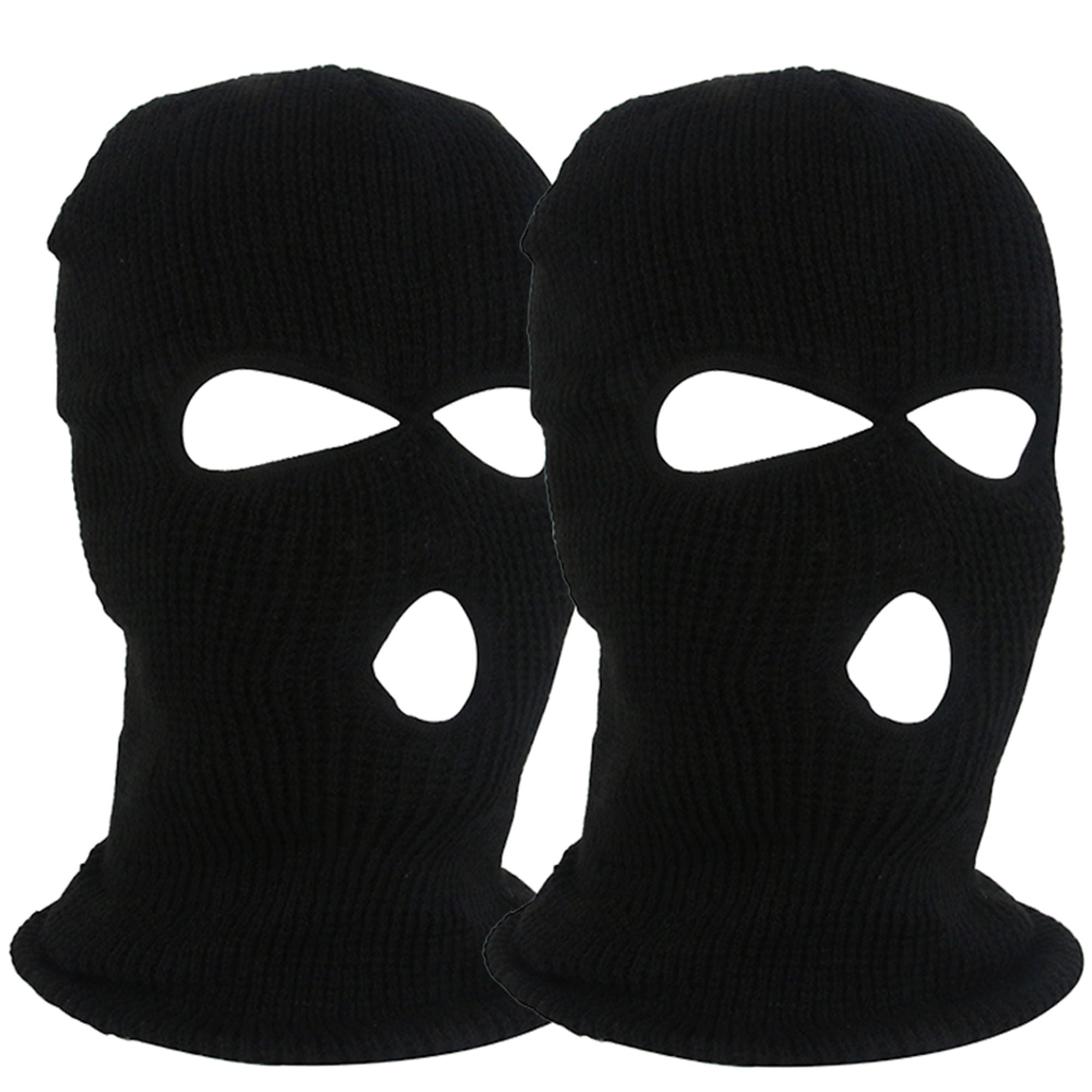 Elbourn 3Hole Knitted Full Face Cover Ski Mask, Winter Balaclava Warm