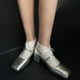 thumbnail image 2 of Trendy Lapel Shirt Collar Ankle Socks with Button Turn down Cuff Calf Socks Soft Comfortable Casual Wear Novelty Fashion Socks for Women, Ukhbmc, 2 of 6