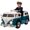 Dark blue, variant on Licensed 6V Volkswagen Kids Electric Ride On Bus, Battery Powered Toddler Car with LED Lights Horn Music for Boys Girls