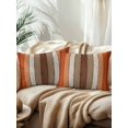 thumbnail image 2 of Outdoor Throw Pillow Set of 2, Burnt Orange Brown Waterproof Pillow with Insert Included, Farmhouse Vintage Wooden Decorative Accent Cushion Lumbar Pillows for Patio Porch, 12 x 20 In, 2 of 8