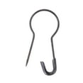 thumbnail image 3 of 200pcs Plastic Hanging Tags Iron Gourd Pin Set Waterproof PVC ID Holder for Office (100pcs Tag, 100pcs Pin, Black), 3 of 6