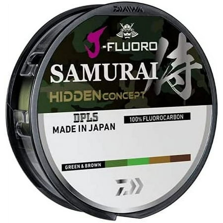 UPC: 0043178029183 | Daiwa J-Fluoro Samurai Hidden Concept Fluorocarbon Fishing Line 10Lb 220Yd