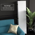 thumbnail image 5 of Red Lantern 6 ft. Tall Woven Fiber Folding Screen - White - 6 Panel, 5 of 6