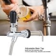 thumbnail image 3 of "Premium G5/8" Threaded Adjustable Draft Beer Tap - Brass & Stainless Steel Homebrew Faucet with Flow Control for Kegs & Beverages"  

"Commercial-Grade Long Shank Beer Dispenser Tap - Chrome Plated, 3 of 6