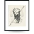 thumbnail image 1 of Gedolim Portraits 11 x 14 In. Wall Art - Ben Ish Chai - Rav Yosef Chaim Wall Art, 1 of 1