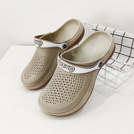 

Men s Slip-Resistant Clogs Shoes - Spacious and Comfortable Easy to Clean Perfect for Beach Kitchen Home and Office - Ideal for Rainy Day Travel