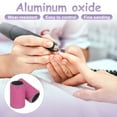 thumbnail image 4 of Uxcell 100pcs Pequeñas Bandas de Lijado 180 Grit para Puntas de Taladro de Uñas Rosa, 4 of 7