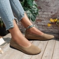 thumbnail image 3 of Women's Ballerina On Shoes Non Knitted Trainers Comfortable Breathable Summer Sporty Women Flat Shoes Comfort Shoes, 3 of 8