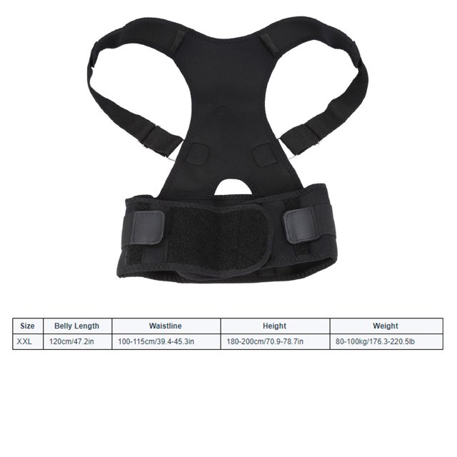 Corrector De Postura Posterior, Corrección De La Cintura Corrección De La Columna Soporte De Postura De Postura Lumbar Brace Para Oficina Para La Escuela Para Adultos Para El