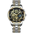 thumbnail image 1 of Reloj de cuarzo especial para hombre, reloj multifunción resistente al agua con diseño de camarones Hollow Concept, 1 of 6