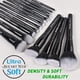 thumbnail image 4 of Set de brochas de maquillaje Bueart Design ULTRA SOFT, 16 unidades, color negro, 4 of 9
