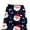 Navy_002, variant on Ediodpoh Christmas Family Pajamas Matching Sets Printed Imitation Silk Long Sleeve Parent Child Outfit Home Pajamas for Women Light Blue_007 M