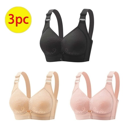 LLYWEY Women s Bras Discounts Padded Bralette Ladies Tie-Front Bra Style-635 Women Multiway Bra Feature Adult Female Sports Sports Bras Black 40B