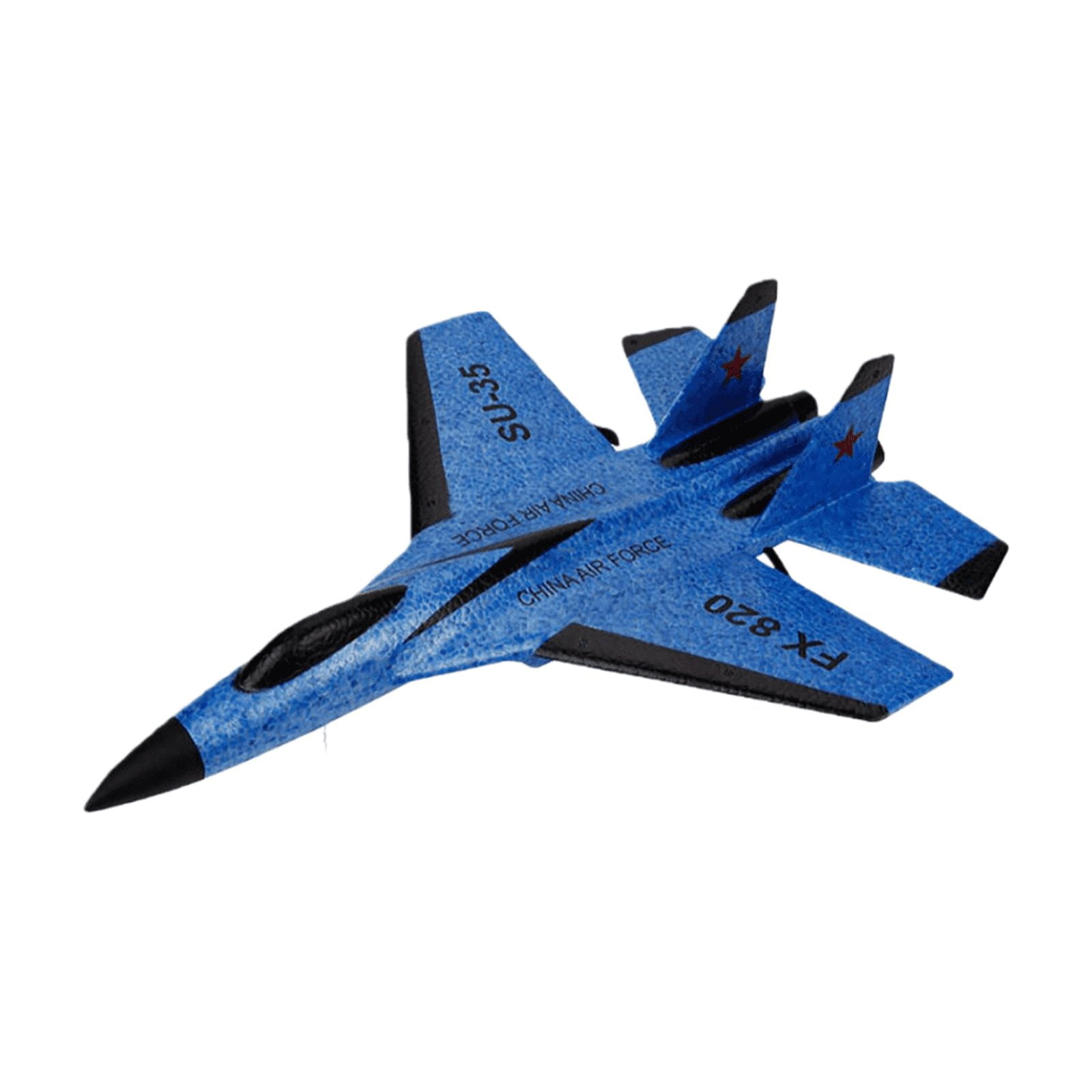 Su-35 RC Fixed-Wing Fighter Jet,Remote Control Glider Airplane, Flying Bear Foam Glider Aircraft Model - Ready to Fly for Outdoor Flight Fun