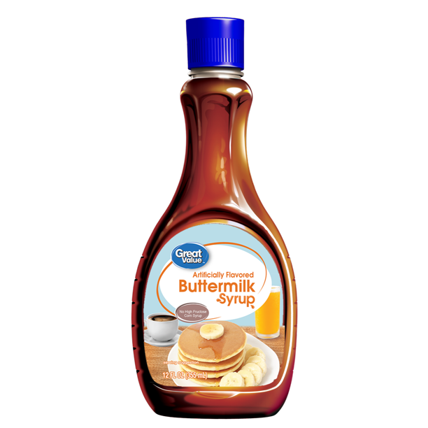 Great Value Pr Gv Pancake Butter Syrup 12oz