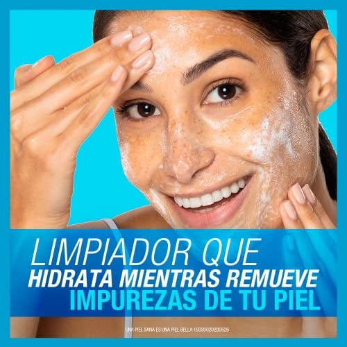 Limpiador Exfoliante Neutrogena Hydro Boost con Ácido Hialurónico, Sin Aceite ni Parabenos, 141ml (x3)