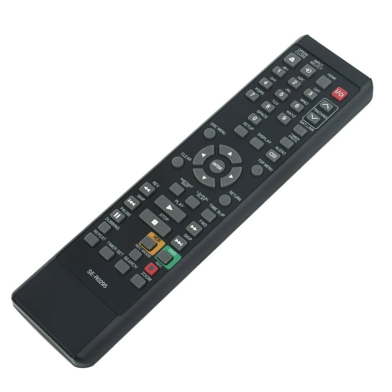 Toshiba DVD/VCR Player Remote Control SE-R0295, D-VR610