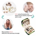 thumbnail image 4 of Watermelon Travel Portable Jewelry Organizer: Square Jewelry Box Storage Case and Display for Rings, Earrings, Necklaces, Bracelets, and More - Suitable for Girls and Women, 4 of 6