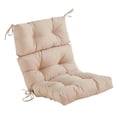 thumbnail image 4 of LOVIVER Outdoor Seat Back Chair Cushion All Seasonal Balcony Spring Summer Chair Pad Khaki, 4 of 8