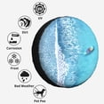 thumbnail image 6 of Kdxio Waves and Boats on the Beach for Tire Cover Wheel Protectors Tyre Covers Weatherproof Wheel Covers Universal Fit for Trailer Rv SUV Truck Camper Travel Trailers 15 inch, 6 of 8