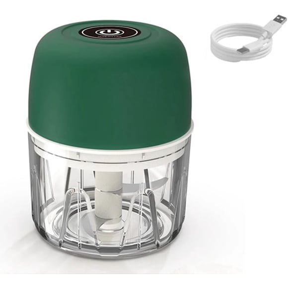 Inkcraft Hachoir Électrique Portable Rechargeable 300ml Mini Hachoir pour Ail, Oignon, Légumes, Viande