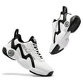thumbnail image 4 of Dream Pairs Kids Boys Girls Basketball Shoes Low-top Sports Shoes Kids Fashion Sneakers SDBS221K WHITE/BLACK Size 4, 4 of 6