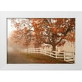 thumbnail image 3 of Vitaly Geyman 4x24 White Modern Wood Framed Wall Art Titled - Misty Romance, 3 of 5