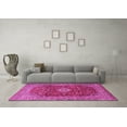 thumbnail image 3 of Ahgly Company Indoor Rectangle Medallion Pink Traditional Area Rugs, 5' x 8', 3 of 4