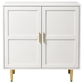 thumbnail image 2 of Cozy Home 2-Door Storage Cabinet with Adjustable Shelves, Modern Wood Credenza Buffet Sideboard Cabinet for Living Room, Bedroom, Dining Room, Entryway, 2 of 8