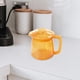 thumbnail image 5 of Tetera de silicona, jarra de agua, portátil, con mango ergonómico, dispensador de aceite, cafetera, tetera. Naranja, 5 of 9