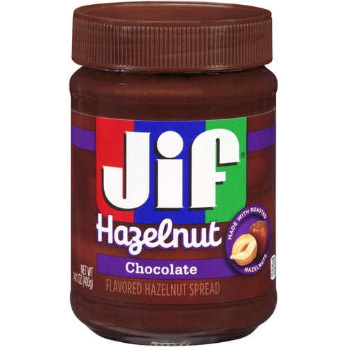 Jif Hazelnut Chocolate Flavored Hazelnut Spread, 14.1 oz