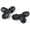 Black, variant on JARTC 30 PCS Quick Connect Drip Irrigation 1/4" Tee Fitting, Universal 3 Way Tee Connectors for 1/4-Inch Drip Tubing Leak Free T Fittings for Sprinkler Irrigation System Connection